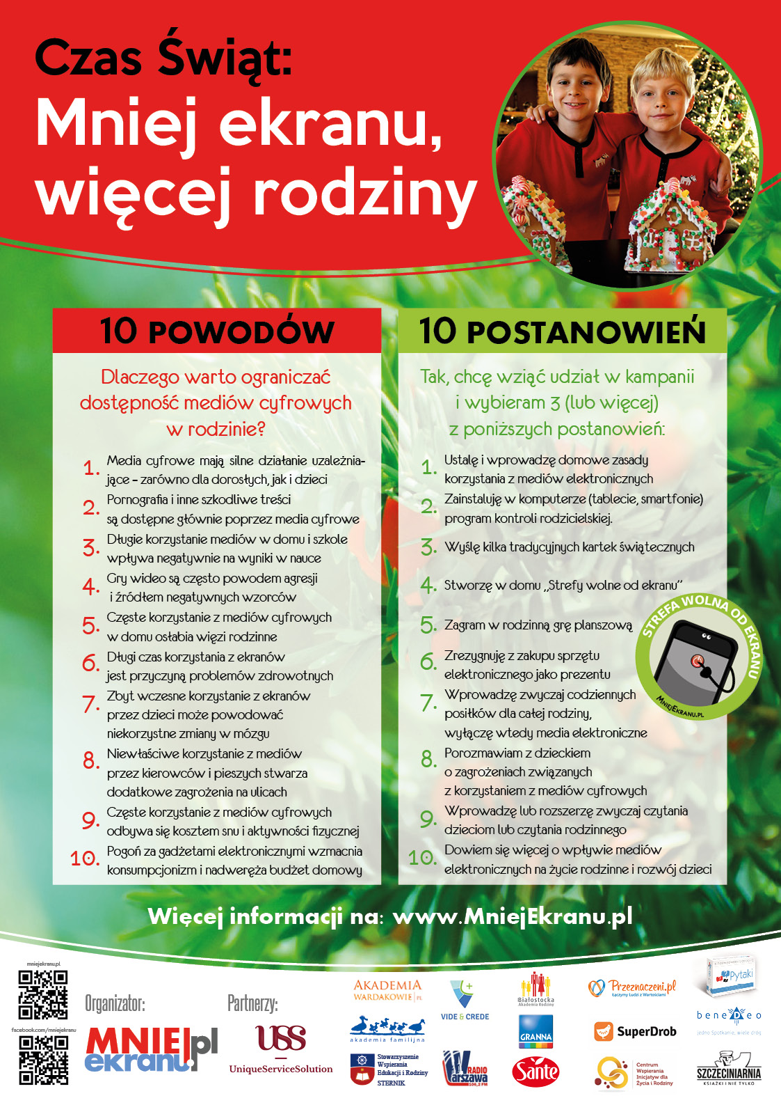 Mniej ekranu, więcej rodziny